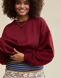 Aerie Très Chic Chenille Sweatshirt
