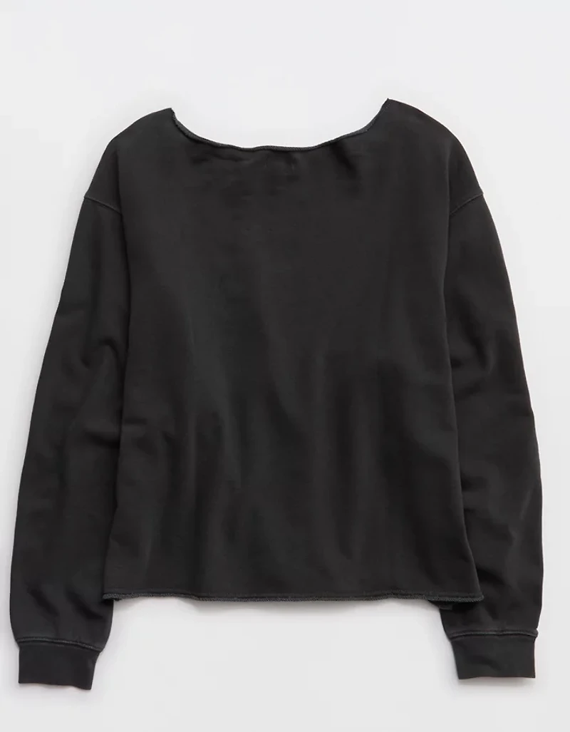 Aerie Alumni Off The Shoulder Sweatshirt