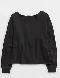 Aerie Alumni Off The Shoulder Sweatshirt