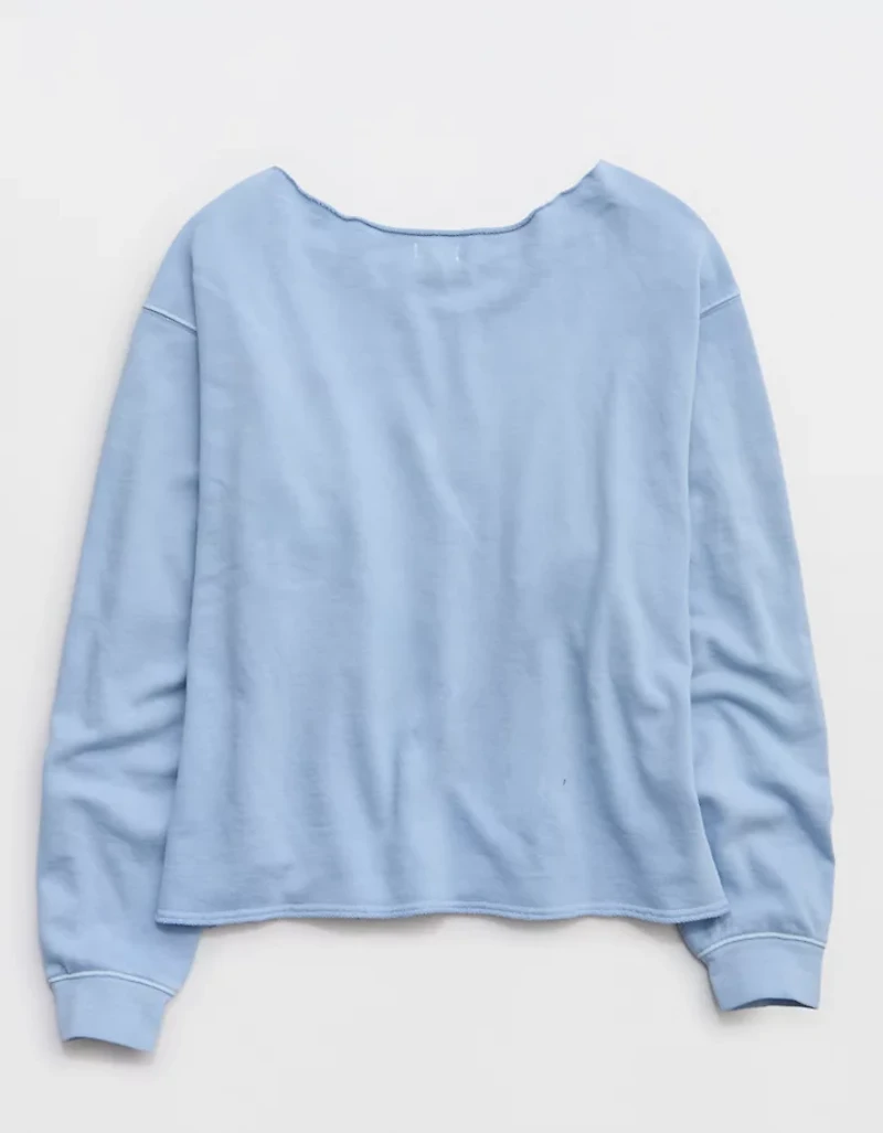 Aerie Alumni Off The Shoulder Sweatshirt