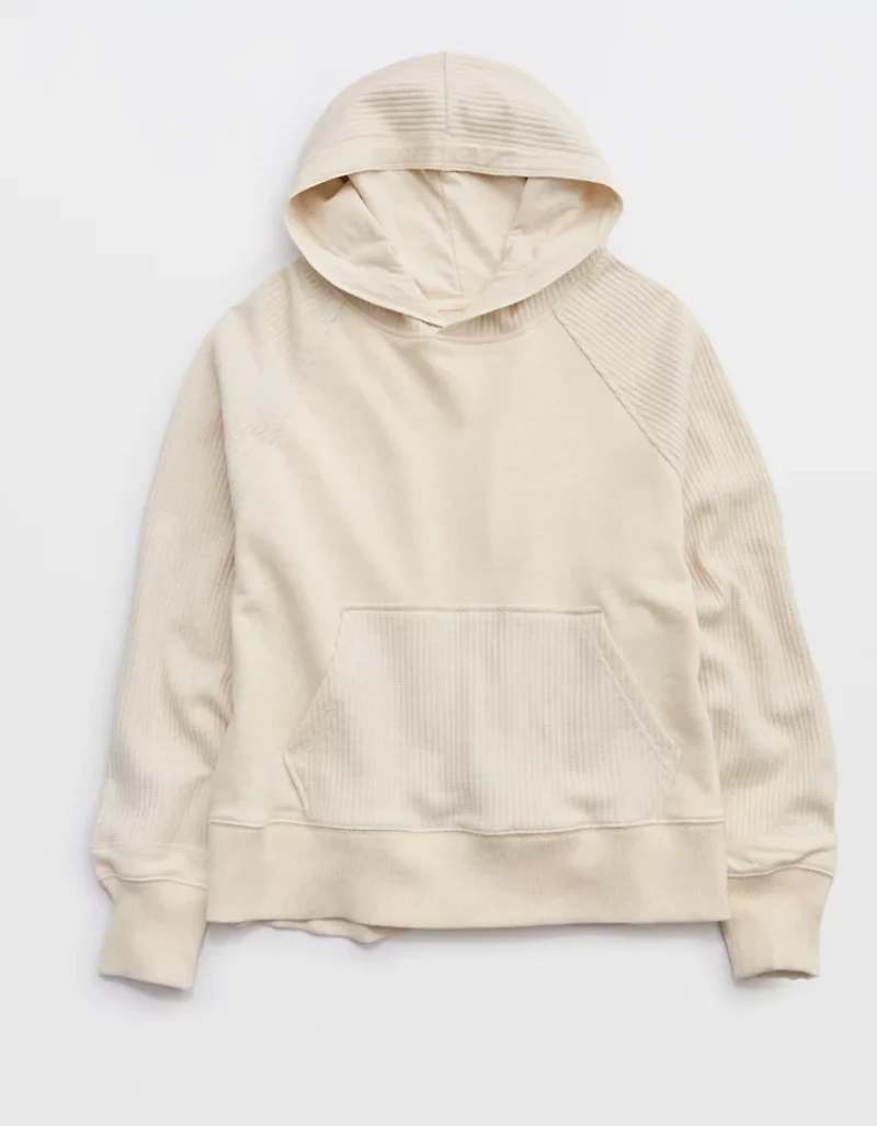 Aerie Essential Waffle Hoodie