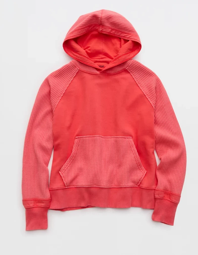 Aerie Essential Waffle Hoodie