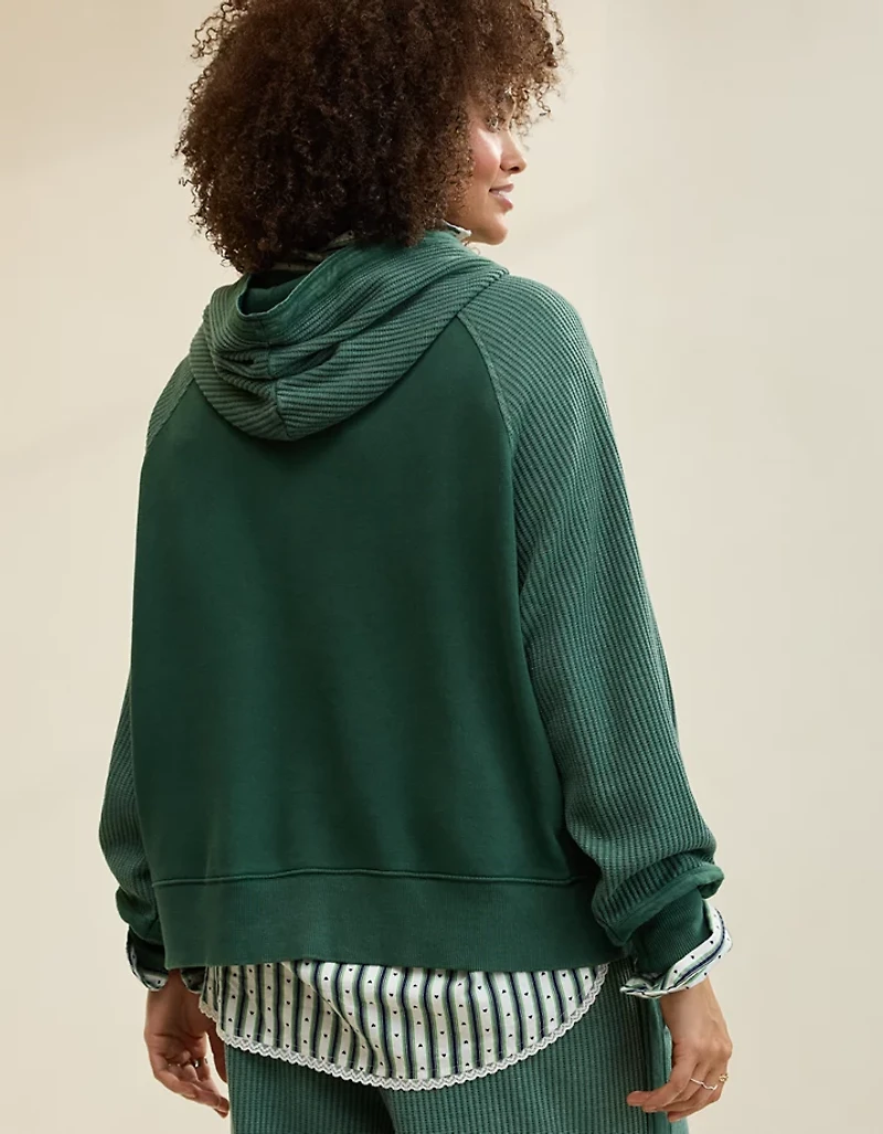 Aerie Essential Waffle Hoodie