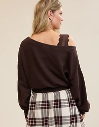 Aerie Off The Shoulder Sweatshirt