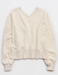 Aerie Go-To V Neck Sweatshirt