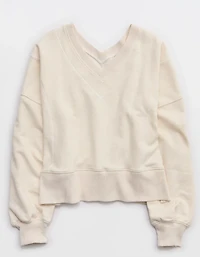 Aerie Go-To V Neck Sweatshirt