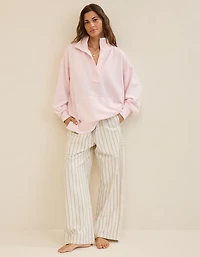 Aerie Vintage Popover Polo Sweatshirt