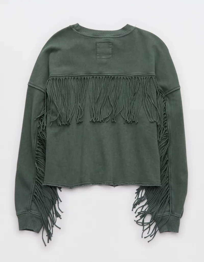 Aerie Festival Fringe Crew Sweatshirt
