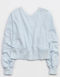 Aerie Go-To V Neck Sweatshirt