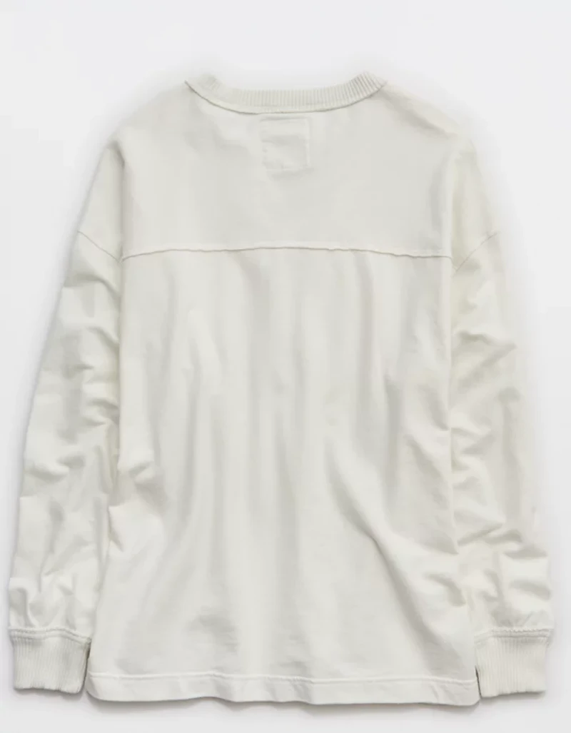 Aerie Poolside Terry Henley Sweatshirt