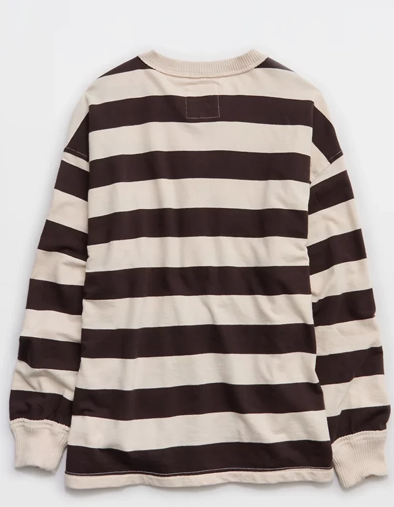 Aerie Poolside Terry Henley Sweatshirt