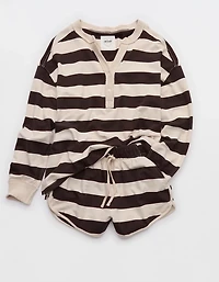 Aerie Poolside Terry Henley Sweatshirt