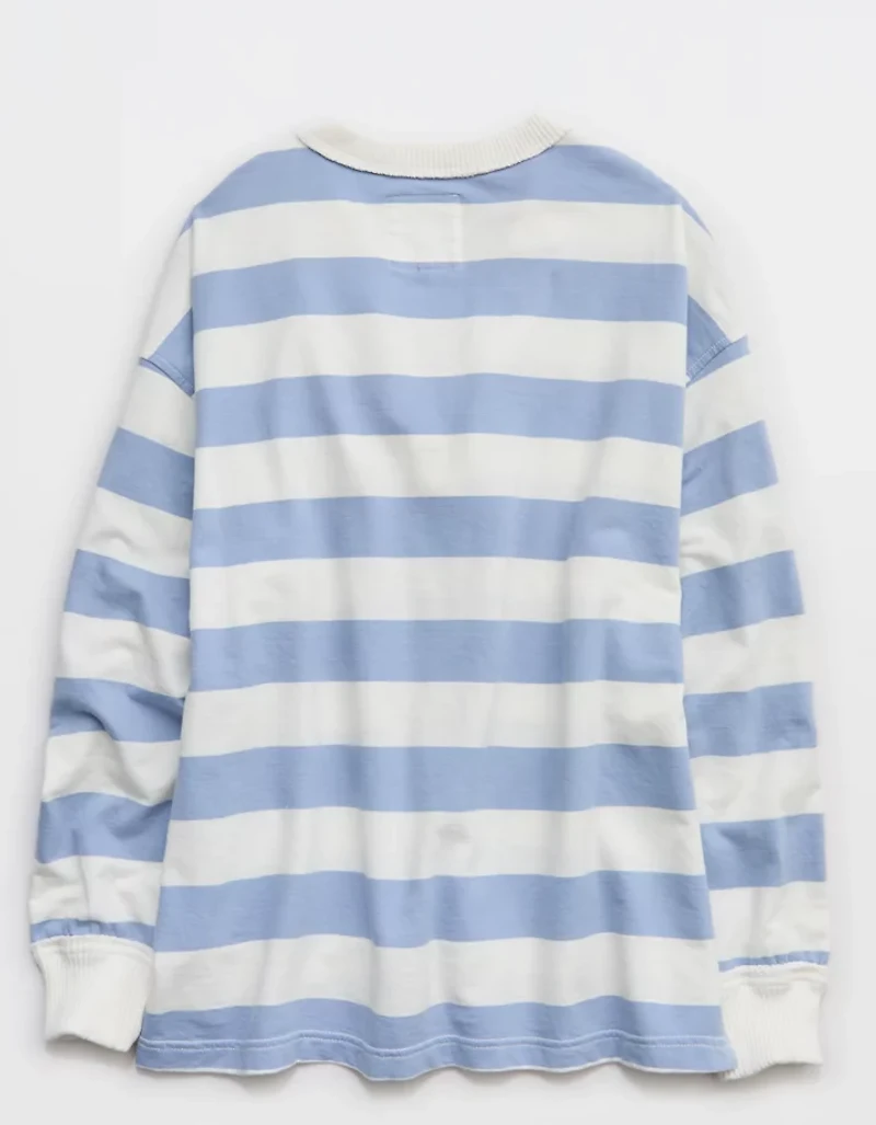 Aerie Poolside Terry Henley Sweatshirt