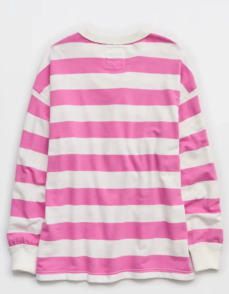 Aerie Poolside Terry Henley Sweatshirt
