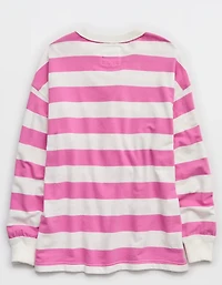 Aerie Poolside Terry Henley Sweatshirt