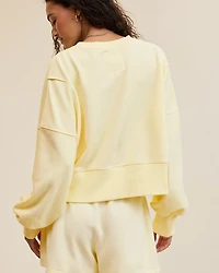 Aerie Classic Crew Textured Sweatshirt