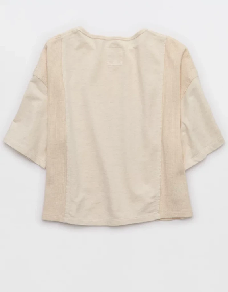 Aerie Unwind Waffle T-Shirt