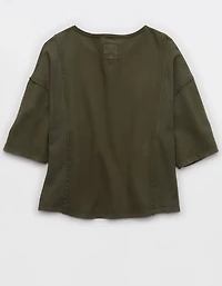 Aerie Unwind Waffle T-Shirt
