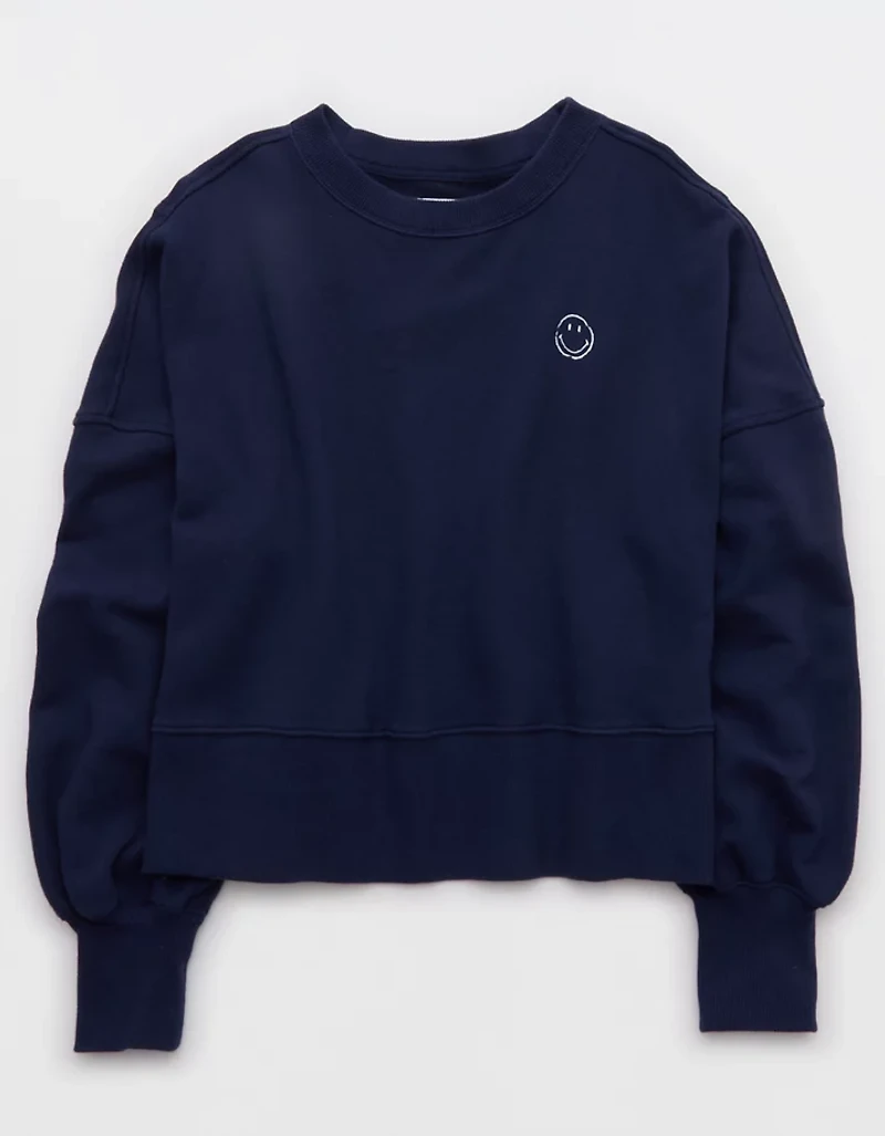 Aerie | Smiley® Classic Crew Sweatshirt