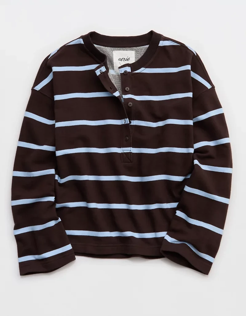 Aerie Alumni Henley Sweatshirt