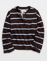 Aerie Alumni Henley Sweatshirt
