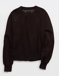 Aerie Go-To Classic Length Crew Sweatshirt