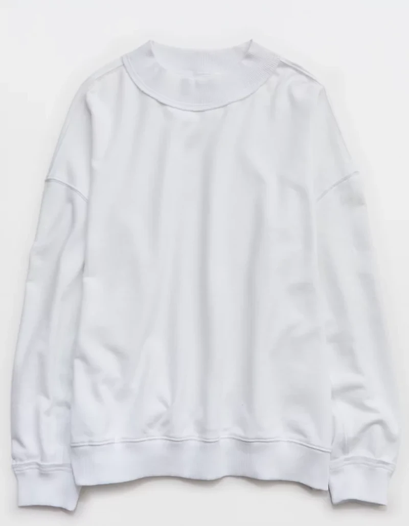 Aerie Alumni Mock Neck Sweatshirt