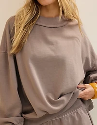 Aerie Alumni Mockneck Sweatshirt