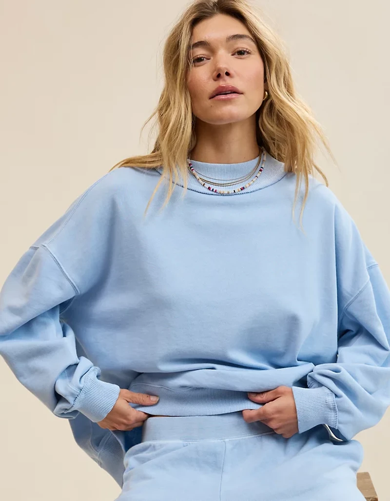 Aerie Alumni Mockneck Sweatshirt