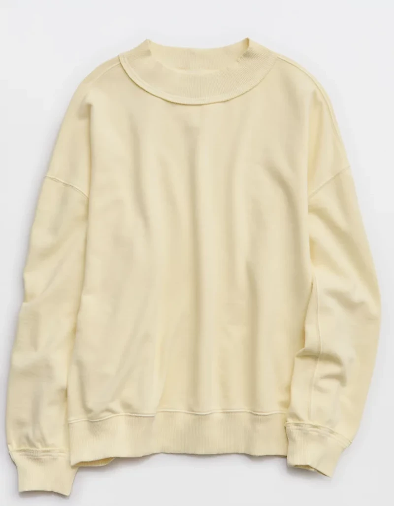 Aerie Alumni Mock Neck Sweatshirt