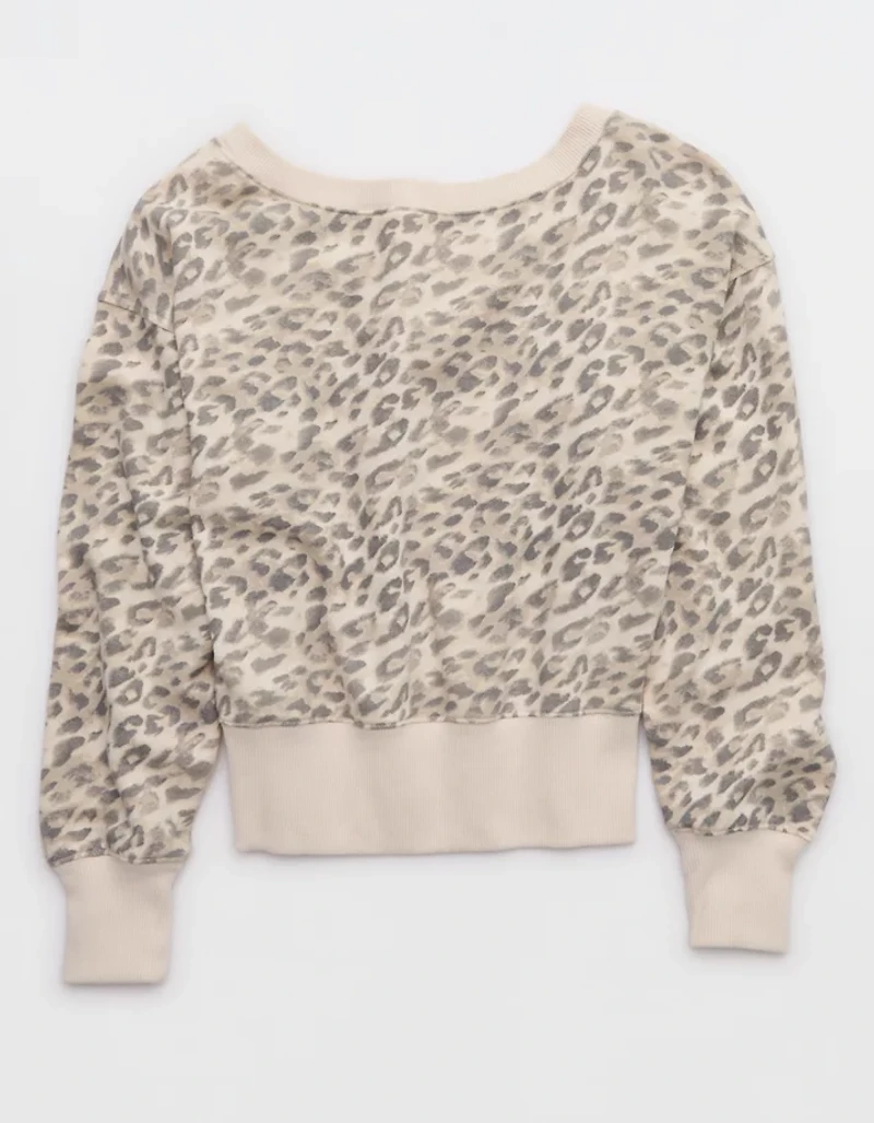 Aerie Go-To Off The Shoulder Sweatshirt