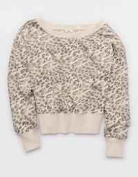 Aerie Go-To Off The Shoulder Sweatshirt