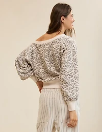 Aerie Go-To Off The Shoulder Sweatshirt