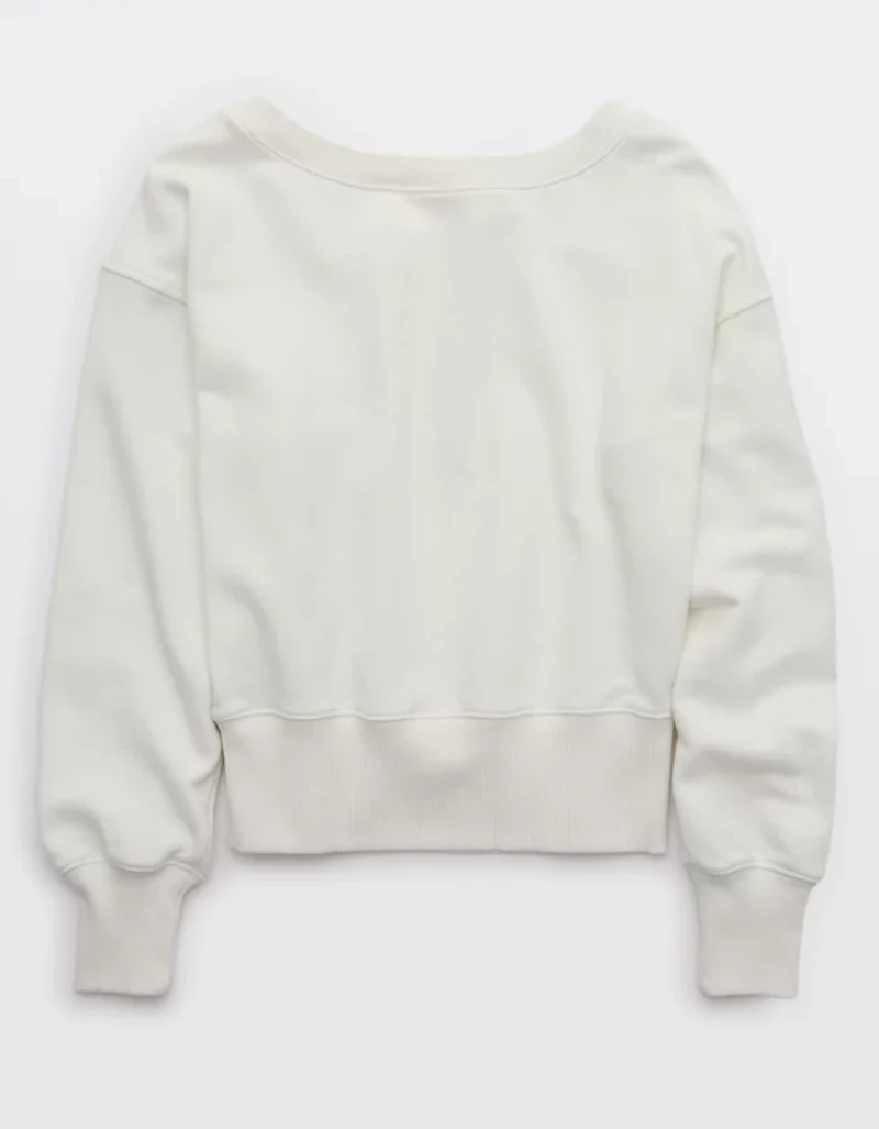 Aerie Go-To Off The Shoulder Sweatshirt