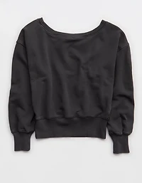 Aerie Go-To Off The Shoulder Sweatshirt