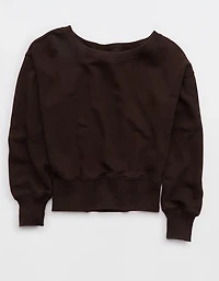 Aerie Go-To Off The Shoulder Sweatshirt