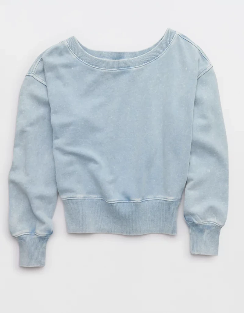 Aerie Go-To Off The Shoulder Sweatshirt