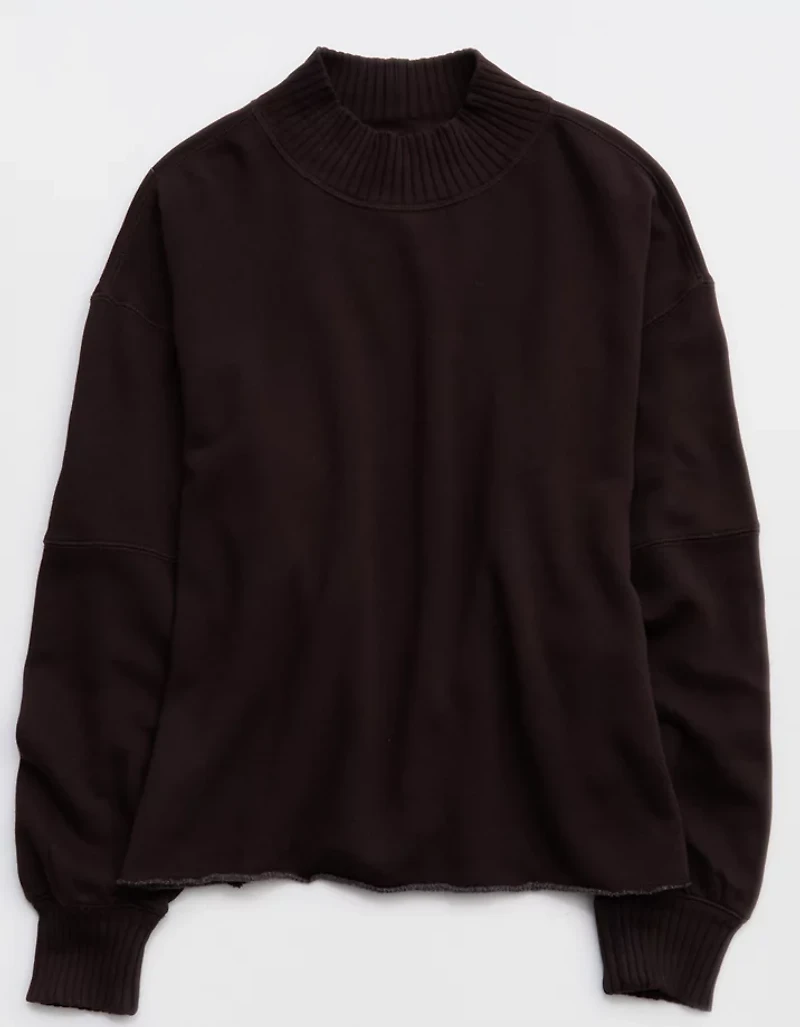 Aerie Layover Mockneck Sweatshirt