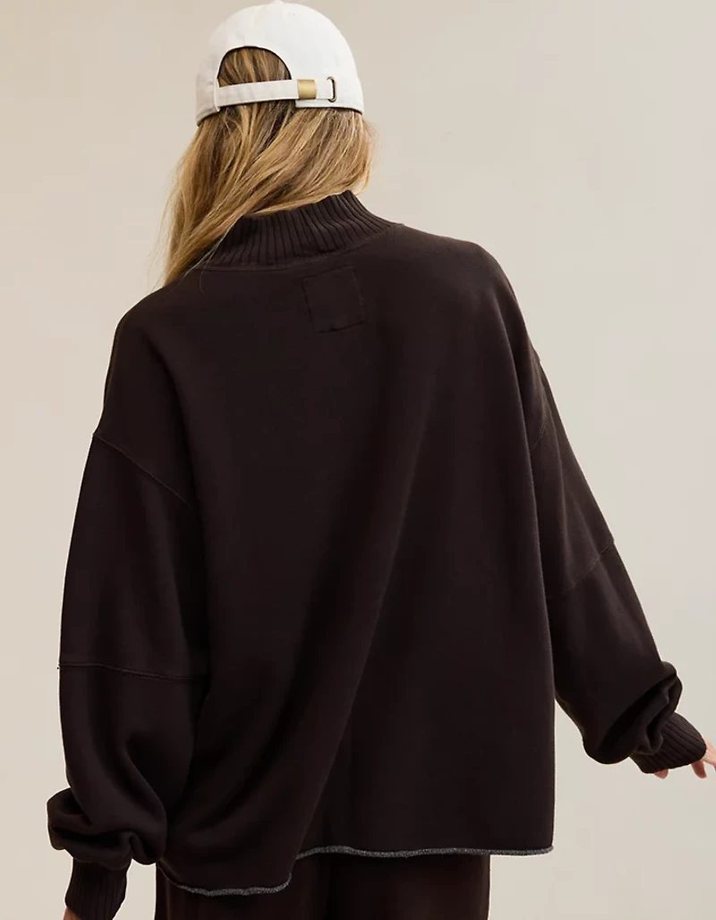 Aerie Layover Mockneck Sweatshirt