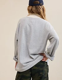 Aerie Quarter Snap Sweatshirt