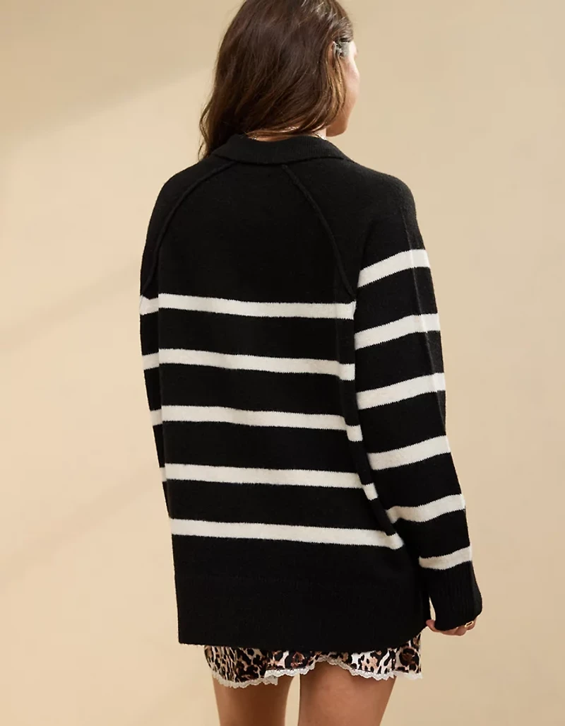 Aerie unREAL Polo Sweater