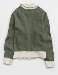 Aerie Classic Quarter Button Sweater