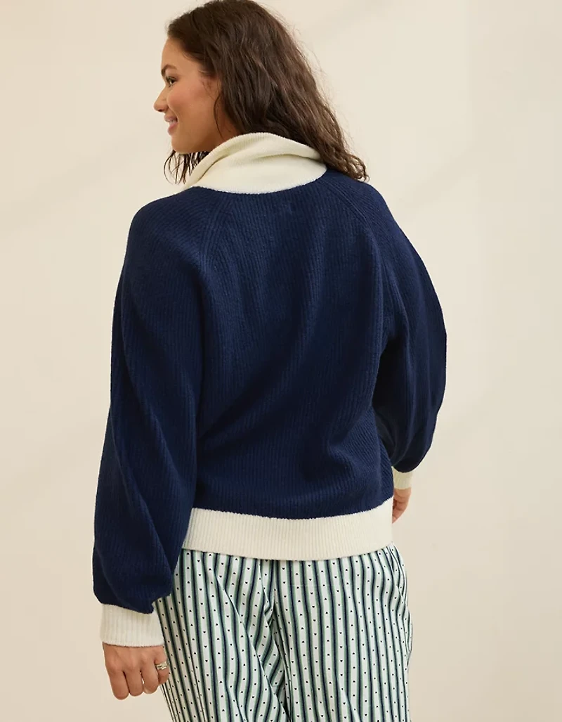 Aerie Classic Quarter Button Sweater