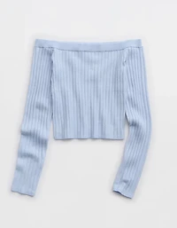Aerie Late Night Cold Shoulder Sweater