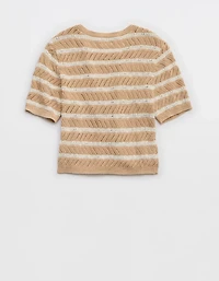 Aerie Fitted Short Sleeve Sweater
