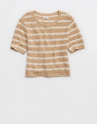 Aerie Fitted Short Sleeve Sweater