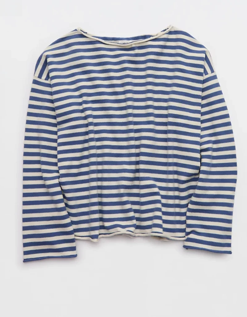 Aerie Sunday Soft Boatneck Sweater