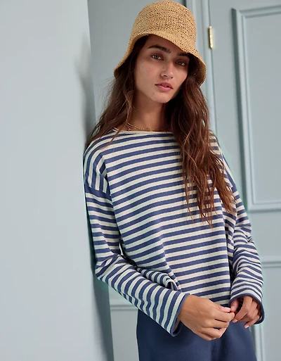 Aerie Sunday Soft Boatneck Sweater