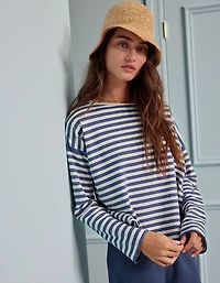 Aerie Sunday Soft Boatneck Sweater