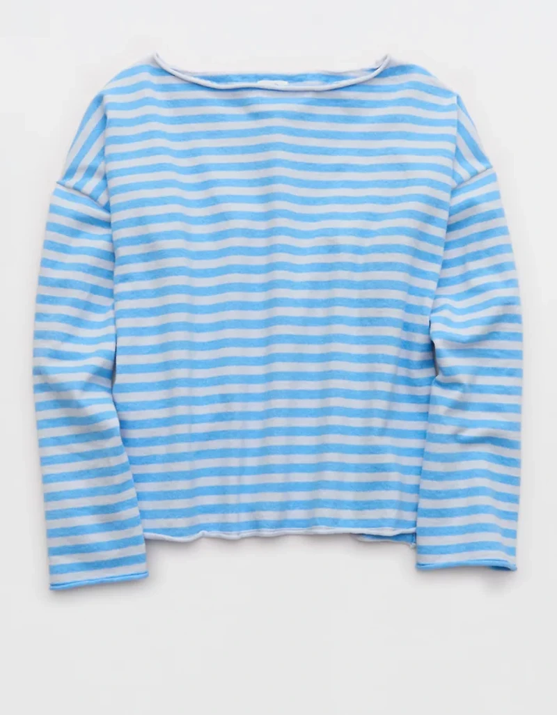 Aerie Sunday Soft Boatneck Sweater